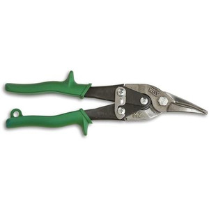 WISS 9-3/4" Compound Action Snips, Cuts Straight to Right