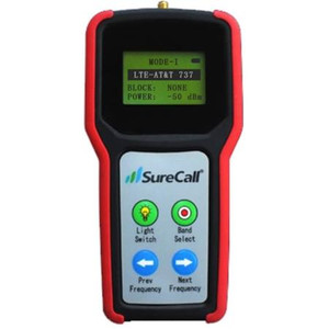 SURECALL's five band RF signal meter. LOB: ITM PBU: Test Equipment SCat: RF Meter