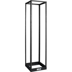 TRIPP LITE 45U 4-Post 19" SmartRack Open Frame Rack. Supports up to 1000lbs of rackmount equipment. Black finish.