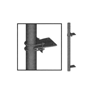 COMMSCOPE Large Leg Universal Sliding Pipe Mount Kit for 4-1/2 in OD pipe.