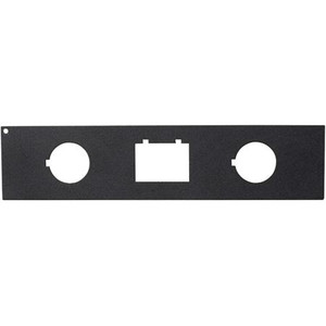 GAMBER JOHNSON 2" Dodge Charger Filler plate, Black powdercoated heavy gauge steel. 8.7" W x .075" D