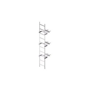 TRYLON 10' Tower climbing ladder with three large backing assemblies. *DROP SHIP ONLY