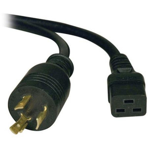 TRIPP LITE 12' HD Power Cord, C19 to L6-20P, 3x12AWG 250V 20A.