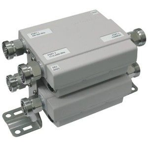 KATHREIN 690-894/1695-2400 MHz Dual Band Combiner. Double stack, BTS version. 500 watts. AISG Connector. 7/16 DIN female terminations.