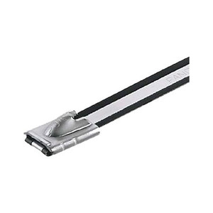 PANDUIT Nylon coated stainless steel tie, AISI 316, heavy, 14.3" length