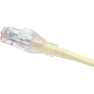 BELDEN 2' Category 6 + Patch Cord, bonded-pair, 4 pair, 24 AWG solid, CMR, T568A/B-T568A/B, white jacket.