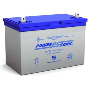 The Power Sonic Rechargeable Sealed Lead Acid Battery, 12 Volt 100.0 AH.