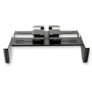 CORNING Pretium EDGE solutions ladder rack mounting bracket for up to 2RU of housing mounting space.