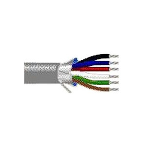 BELDEN multiconductor broadcast and computer cable. 6 conductor, 24 gauge 100% shield coverage, stranded. 100'