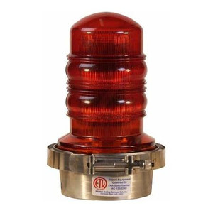 DIALIGHT Red LED Obstruction Light, FAA, 120VAC