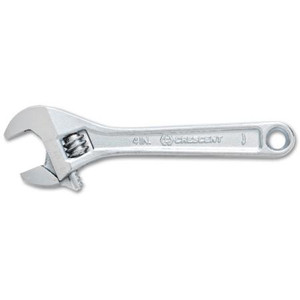 CRESCENT 6" Chrome Finish Adjustable Wrench