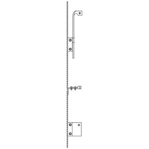 TRYLON 100' Step-Bolt/Monopole Style Safety Cable (NO SLIDER)