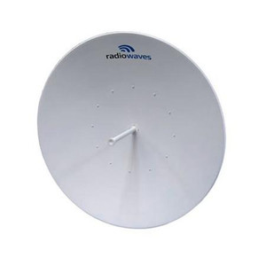 RADIOWAVES 6' Standard Performance Parabolic Reflector Antenna, Dual-Polarized 5.925-6.425 GHz. N female connector.