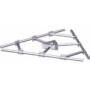 TRYLON 12' Co-location platform for mounting to monpoles with 12" to 30" outer diameter. Includes nine 2-3/8" x DROP SHIP ONLY