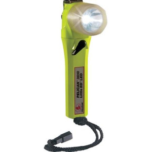 PELICAN LITTLE ED RECOIL LED Flashlight Glow-in-the-Dark Shroud makes it easy to locate in a truck, van or tool box. rotary on/off switch. YELLOW Resin ABS