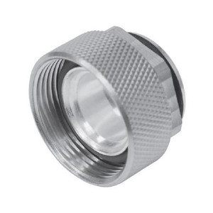 KATHREIN SCALA 7-16 DIN protection cap. Silver plated brass. IP68.