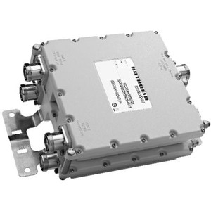 KATHRIEN 698-960 MHz Double Unit Dual Band Combiner. 500 watts. 1.2:1 VSWR. Indoor or outdoor use. 7-16 DIN Female.