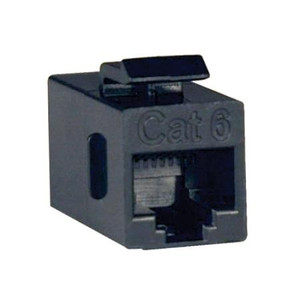 Cat6 Straight-Thru Snap-in Coupler RJ45 F/F