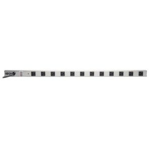 6' 12-Outlet Vertical Power Strip, 120V 15A 5-15P