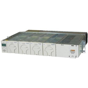 GE 19" External Distribution System with Pulsar Plus Controller w/LVBD. 19", rear term block, 8 rectifer, 20 breaker/load positions, 19-AC5-PS8-DC2E-LVBD