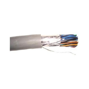 BELDEN 24 AWG stranded 7x32 TC conductors, semi-rigid PVC insulation, twisted pairs, overall Beldfoil shield, 24AWG stranded TC drain Wire, PVC jacket