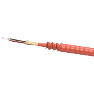 BELDEN 48-fiber unitized indoor/outdoor armored plenum single-mode (OS2) fiber cable. Made with CORNING glass. 0.97" O.D.
