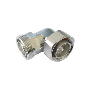 COMMSCOPE 7-16 DIN female to 7-16 DIN male right angle adapter. DC to 6 GHz, 50 Ohm.