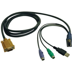 10' USB/PS2 Cable for KVM Switch B020-U08/U16