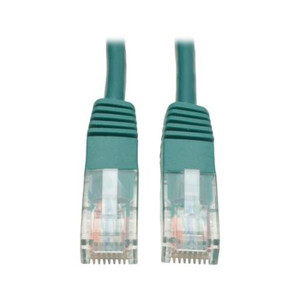 25' Cat5e 350MHz Molded Patch Cable RJ45 M/M Green