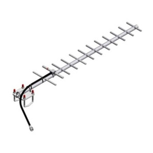 COMPROD 450-470 12 element Yagi. 10 dBd gain, 20 dB Front-Back Ratio. Mounting Clamp (127-85 Clamp) with N-Male connector.