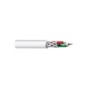 BELDEN Multi-conductor MIL-W-16878/4 (Type E) cable. 16 AWG stranded silver plated copper, TFE insulation, White TFE jacket. 85% coverage. 1,000 ft reel