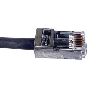 PLATINUM TOOLS Shielded EZ-RJ45 Connectors. Wire pass-thru front of connector for easy termination. FCC&UL comp. (use w/crimper sku# 396223) 100/bx