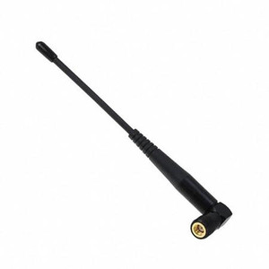 902-928 MHz, 2 dBi Gain MESH PU/TPE Weatherproof Molded, Right Angle Mounting Orientation, Portable Antenna w/SMA RP Connector