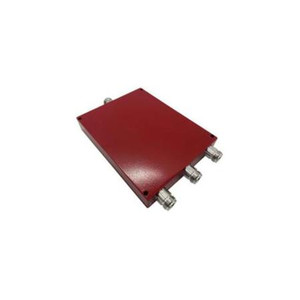 Ventev 138-960MHz 3-way Power Splitter Wilkinson Type, Low PIM -153dBc 50W, N-Female Connectors, Red Color Ideal for Public Safety