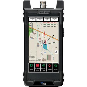 BIRD SignalHawk portable AOA spectrum analyzer is designed to locate interference quickly and accurately, pinpoint disruption in remote locations