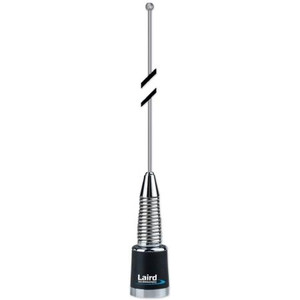 LAIRD 132-525 MHz 200 watt tunable 1/4 wave antenna with spring. Order LAIRD/ Motorola style mount separately. .