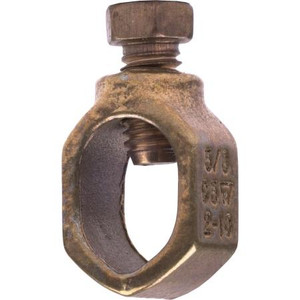 HARGER bronze ground clamp for a 5/8" copper ground rod (81804). .