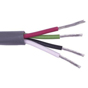 BELDEN control and instrumentation cable 9 conductor, 18 gauge. Tinned copper. PVC insulated. Conductors cabled. Chrome PVC jacket. 1000 Ft.