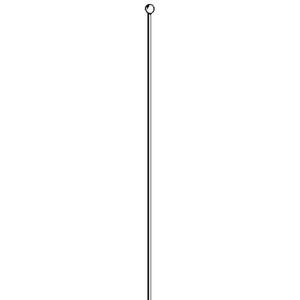 LARSEN 136-512 MHz replacement whip for all 1/4 wave antennas. 20" x .07", non-tapered. .