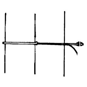 LAIRD 150-174 MHz 3 element yagi. Field tuneable. 7.1dB gain, 300 watt. Direct N female termaination. Includes mounting hardware.