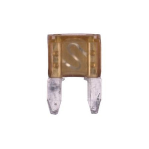 BUSSMAN 5 amp mini-ATM blade fuses. 10 per package. .