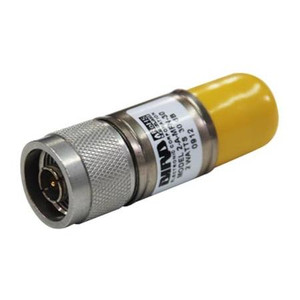 BIRD RF coaxial attenuator. 2 watts 30dB nominal attenuation. Male N to female N connectors. DC-4GHz .