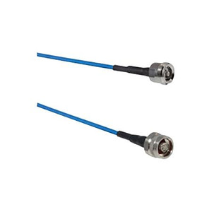 VENTEV BY RF INDUSTRIES 3 ft TFT-401-LF low-PIM plenum coaxial cable assembly with 4.3-10 Female Straight to N Male Straight.