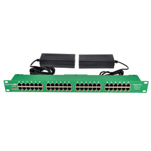 24 Port Gigabit 802.3at Active PoE Injector with 56V240W Power Supply