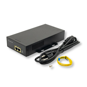 Gigabit PoE++ (802.3bt) Injector with 55 Volt 95 Watt Output with Surge Protection