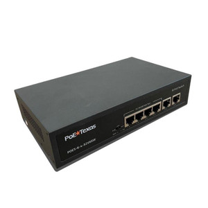 4-Port Gigabit 802.3af/at PoE Switch for Video, Tablet & Security Applications