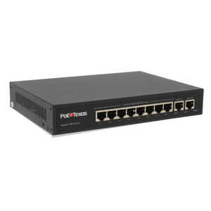 8-Port Gigabit 802.3af/at PoE Switch for Video, Tablet & Security Applications