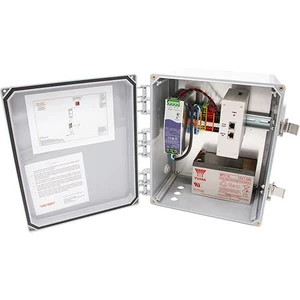 SKU 556726 | VENTEV outdoor UPS System for POE powered radios. 12x10x6" polycarb encl Includes battery