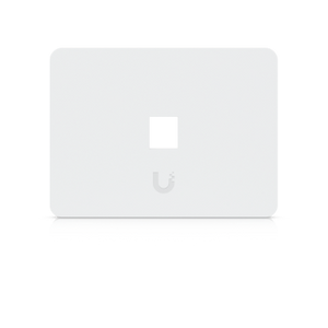 Ubiquiti UACC-WP-Keystone-H-1P Horizontal Universal Paintable Keystone Wall Plate 1-Port 4Pk