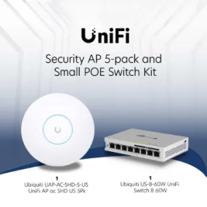 Ubiquiti SECURITY-AP-POE-SWITCH-KIT Security AP and PoE Switch Kit